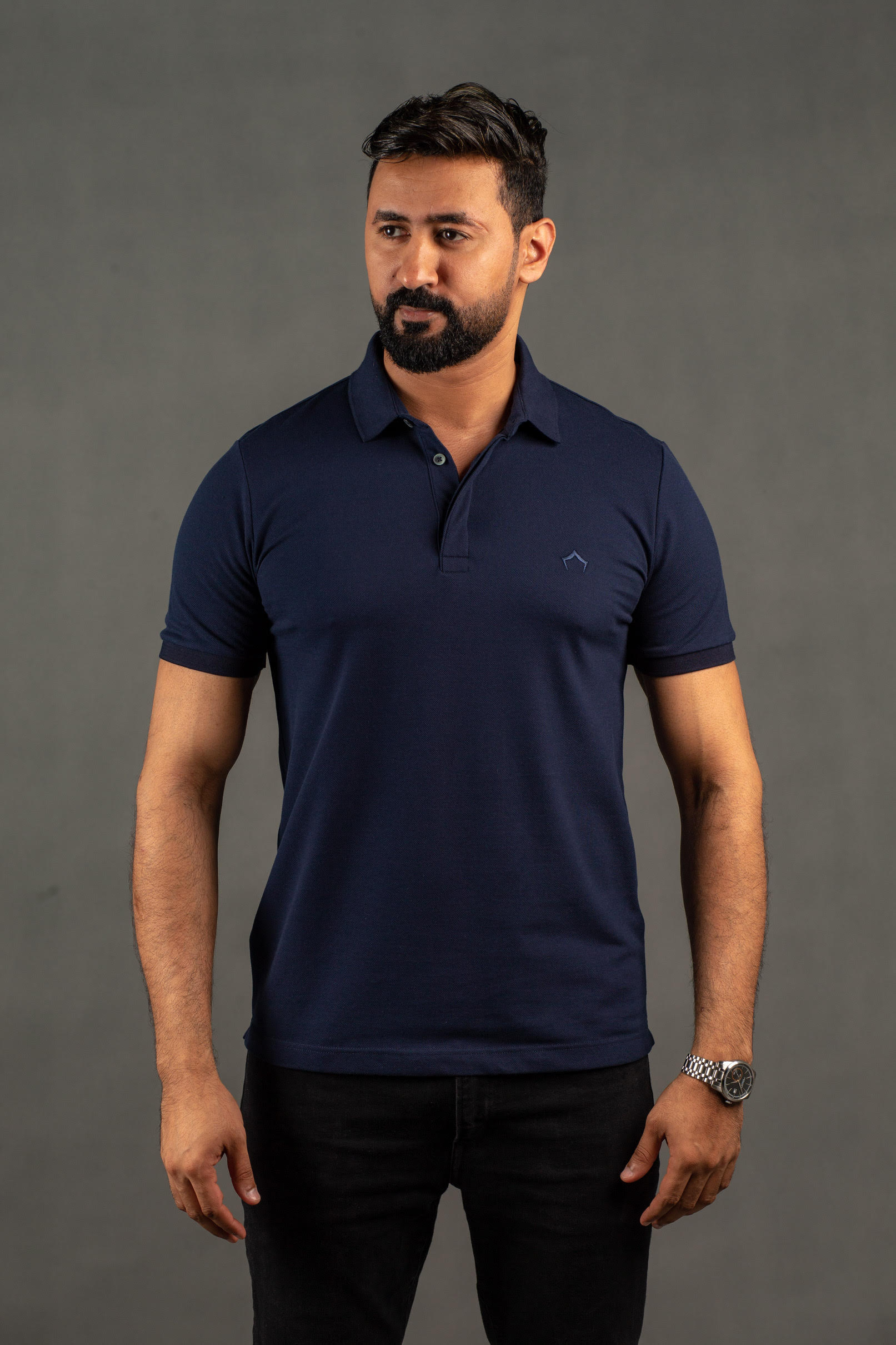 01 Navy ll Polo T-shirt - Image 1